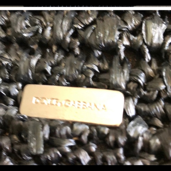 Dolce & Gabbana Raffia black handbag! - Picture 8 of 12